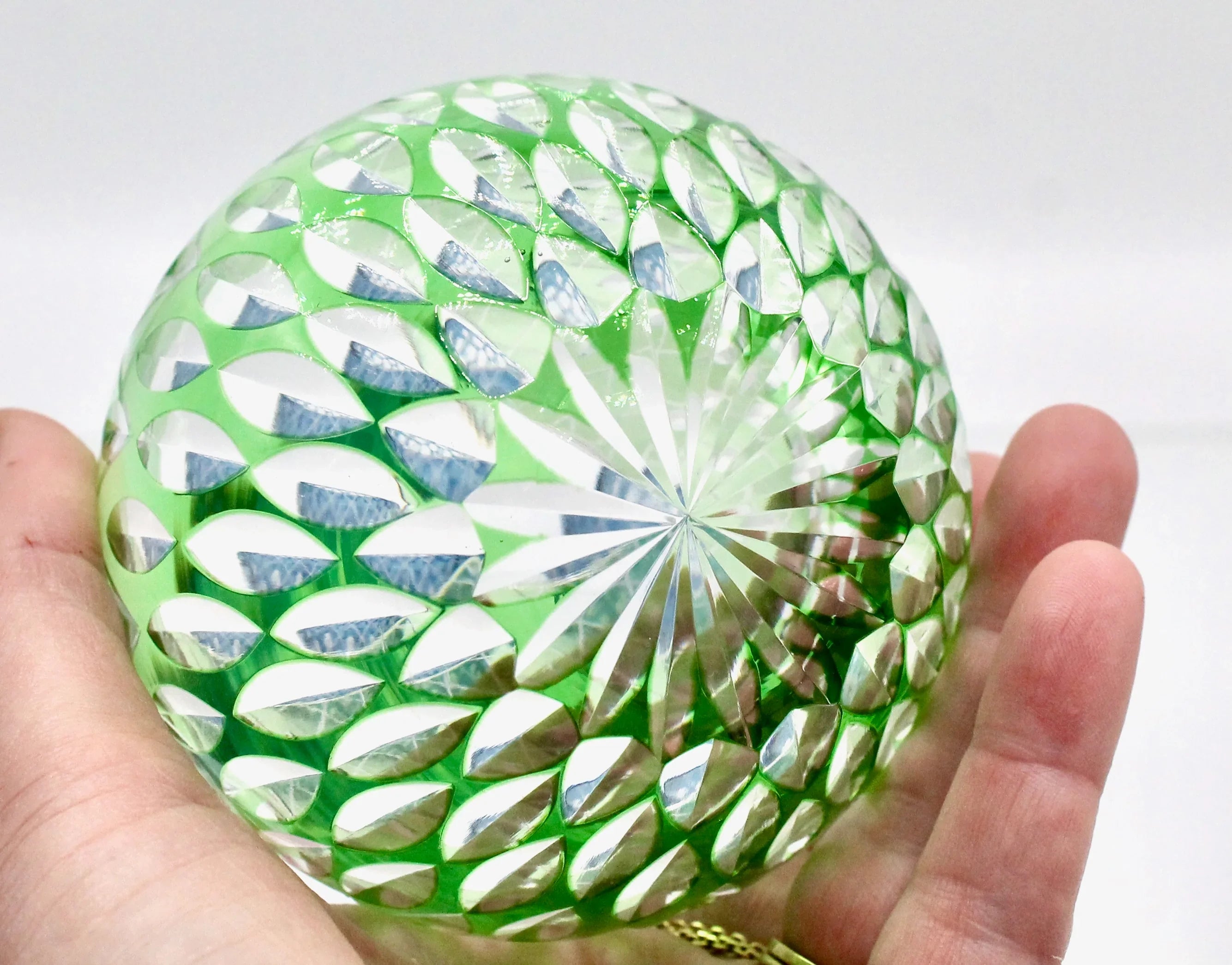 The Hand Cut Edo Kiriko Style Crystal Old Fashioned Whiskey Glass