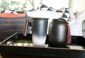 My House by Marine Asian Tea/coffee mug Handmade Japanese Ceramic Coffee and Tea Tumbler in Traditional Design