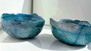 My House by Marine cement bowl set 3 Medium Concrete Bowls, Kitchen Sets, Key Bowl or Trinket Dish, Studio Art Pottery