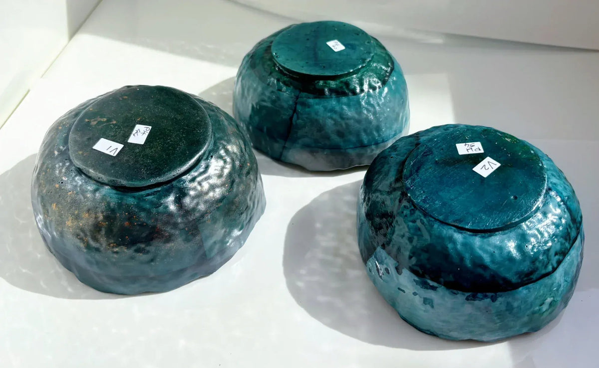 My House by Marine cement bowl set 3 Medium Concrete Bowls, Kitchen Sets, Key Bowl or Trinket Dish, Studio Art Pottery