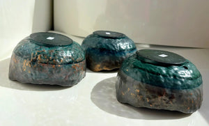 My House by Marine cement bowl set 3 Medium Concrete Bowls, Kitchen Sets, Key Bowl or Trinket Dish, Studio Art Pottery