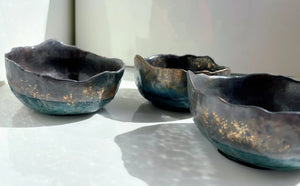My House by Marine cement bowl set 3 Medium Concrete Bowls, Kitchen Sets, Key Bowl or Trinket Dish, Studio Art Pottery