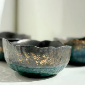 My House by Marine cement bowl set 3 Medium Concrete Bowls, Kitchen Sets, Key Bowl or Trinket Dish, Studio Art Pottery