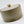 My House by Marine ceramic canister Handmade Ceramic Tea Canister: Wabi Sabi Decor with Seagrass Basket