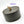 My House by Marine ceramic canister Option 2-Blk/Black Handmade Ceramic Tea Canister: Wabi Sabi Decor with Seagrass Basket