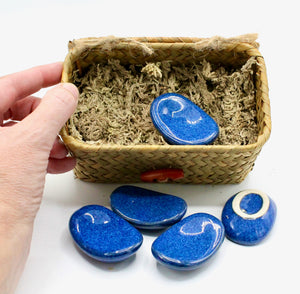 My House by Marine ceramic chopstick holders Colorful Asian Ceramic Chopstick Holders - Modern Bohemian Tableware Decor