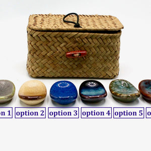 My House by Marine ceramic chopstick holders Option 1 Colorful Asian Ceramic Chopstick Holders - Modern Bohemian Tableware Decor