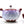 My House by Marine ceramic teapot set Handcrafted Kung Fu Porcelain Teapot Set: Ombré Glaze, Single User