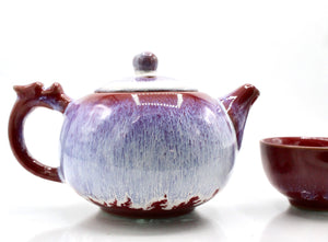My House by Marine ceramic teapot set Handcrafted Kung Fu Porcelain Teapot Set: Ombré Glaze, Single User
