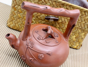My House by Marine Chinese clay teapot set Handcrafted Chinese Clay Teapot with Woven Basket and TENMONKU Cups