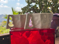 My House by Marine Coffee & Tea Mugs Ultimate Luxury Gift Box with 2 Modern Octagonal Ceramic Mugs