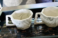 My House by Marine Coffee & Tea Mugs Ultimate Luxury Gift Box with 2 Modern Octagonal Ceramic Mugs