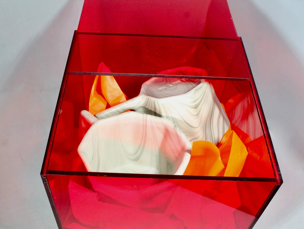 My House by Marine Coffee & Tea Mugs Ultimate Luxury Gift Box with 2 Modern Octagonal Ceramic Mugs