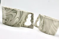 My House by Marine Coffee & Tea Mugs Ultimate Luxury Gift Box with 2 Modern Octagonal Ceramic Mugs