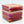 My House by Marine Decorative Box Vibrant Red Mosaic Box with Lavender Sachets - Modern Beach House Catchall