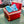 My House by Marine Decorative Box Vibrant Red Mosaic Box with Lavender Sachets - Modern Beach House Catchall