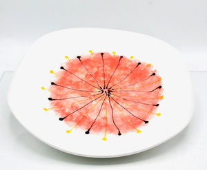 My House by Marine dining plates set Hand Painted Ceramic Dinner Plates: Abstract Designer Tabletop Decor