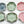 My House by Marine dining plates set Hand Painted Porcelain Ring Dish: Wavy Trinket Plate with Gold Dots