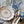 My House by Marine dining plates set Set of 8 Hand-Painted Porcelain Dessert Plates - Pale Blue Victorian Style
