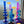 My House by Marine Glass Candleholders Cobalt Blue and Purple Glass Candlesticks for Romantic Coffee Table Decor