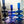My House by Marine Glass Candleholders Cobalt Blue and Purple Glass Candlesticks for Romantic Coffee Table Decor