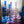 My House by Marine Glass Candleholders Cobalt Blue and Purple Glass Candlesticks for Romantic Coffee Table Decor