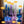 My House by Marine Glass Candleholders Cobalt Blue and Purple Glass Candlesticks for Romantic Coffee Table Decor