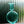 My House by Marine Glass Candleholders CA72-Large Turquoise Ball Turquoise & Green Glass Candelabra: Modern Coffee Table Centerpiece