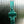 My House by Marine Glass Candleholders CA68-Tall Green Ornate Turquoise & Green Glass Candelabra: Modern Coffee Table Centerpiece