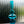 My House by Marine Glass Candleholders CA37-Medium Turquoise Turquoise & Green Glass Candelabra: Modern Coffee Table Centerpiece