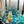 My House by Marine Glass Candleholders Turquoise & Green Glass Candelabra: Modern Coffee Table Centerpiece