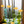 My House by Marine Glass Candleholders Turquoise & Green Glass Candelabra: Modern Coffee Table Centerpiece