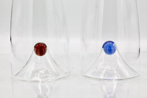 My House by Marine Glass decanters Exquisite Vintage Tall Glass Decanter For The Contemporary Home-Blue or Caramel