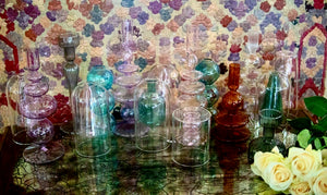 My House by Marine Glass Vases Sophisticated Modern Colored Glass Vases for Coffee Table Decor and Unique Centerpiece
