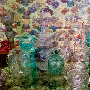 My House by Marine Glass Vases Sophisticated Modern Colored Glass Vases for Coffee Table Decor and Unique Centerpiece