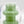 My House by Marine Glass Vases V54-Short Green Sophisticated Modern Colored Glass Vases for Coffee Table Decor and Unique Centerpiece