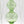 My House by Marine Glass Vases V67-S 3 balls Green Sophisticated Modern Colored Glass Vases for Coffee Table Decor and Unique Centerpiece