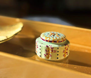My House by Marine hand painted ceramic box Miniature Hand Painted Pills or Jewelry Ceramic box