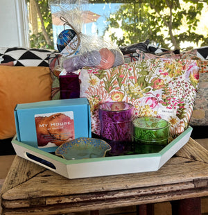 My House by Marine kitchen towels Gift Box with Multiple Spa Decor Items-Unique Luxurious Artisan Mix