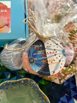 My House by Marine kitchen towels Gift Box with Multiple Spa Decor Items-Unique Luxurious Artisan Mix