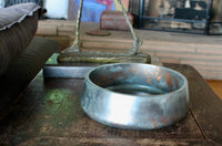 My House by Marine large cement bowl Handcrafted Concrete Bowl: Modern Copper Metal Look Plant Pot