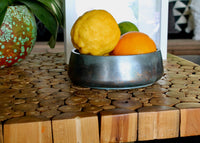 My House by Marine large cement bowl Handcrafted Concrete Bowl: Modern Copper Metal Look Plant Pot