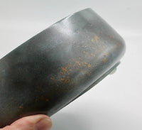 My House by Marine large cement bowl Handcrafted Concrete Bowl: Modern Copper Metal Look Plant Pot