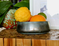 My House by Marine large cement bowl Handcrafted Concrete Bowl: Modern Copper Metal Look Plant Pot