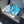 Handmade Large Blue/Green Stained Glass Mosaic Tray - Arts & Crafts Style Home Decor
