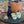 Porcelain Sake Set: Blue Bottle, 4 Delicate Hand Painted Floral Cups, Woven Basket