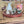 Hand-Painted Porcelain 4 Cups Sake Set: Oriental Pottery with Woven Gift Basket