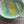 Handcrafted Abstract Blue Pedestal Serving Platter Hand Painted for The Modern Table