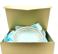 My House by Marine serving bowl Handcrafted Antique China Design  Blue Pedestal Serving Bowl for The Sophisticated Table