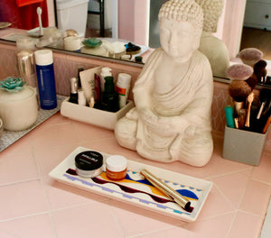 My House by Marine serving porcelain tray Handcrafted Modern Ceramic Serving Trays: Unique Decorative Dish in Many Colors